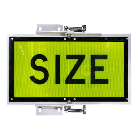 Oversize Folding Sign R/H (SIZE)
