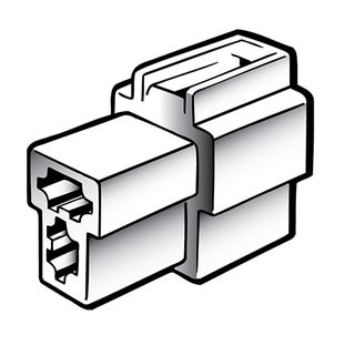 Narva 2 Way Female Quick Connector Housing (10 Pack)