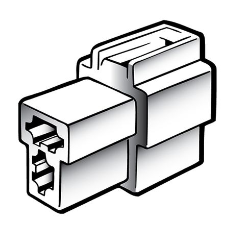 Narva 2 Way Female Quick Connector Housing (10 Pack)