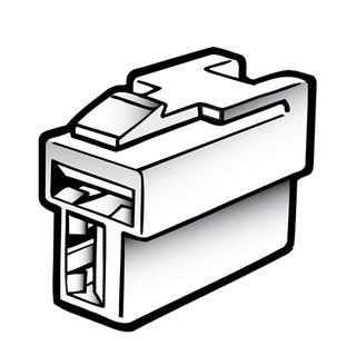 Narva 2 Way Male Quick Connector Housing (10 Pack)