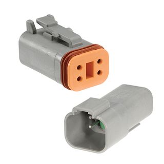 Narva 4 Way Waterproof Deutsch Connector Housing Kit (2 Pack)