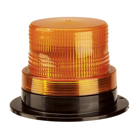 Narva 12-80V LED Quad Flash Strobe Light (Amber) Flange Base