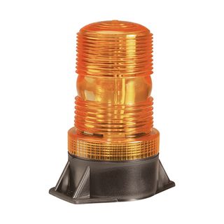 Narva 12-80V Single Flash Strobe Light (Amber) Flange Base