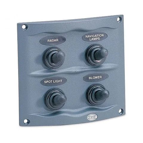 Hella Compact Switch Panel Off-On - 4 Way
