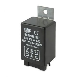 Hella Electronic Flasher Unit - 12V 6 Pin - 2+1+1