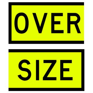 Oversize Signs 550 x 300 (Pair) - PVC