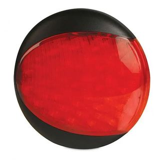 Hella EuroLED Signal Warning Lamp - 24 Volt - Red