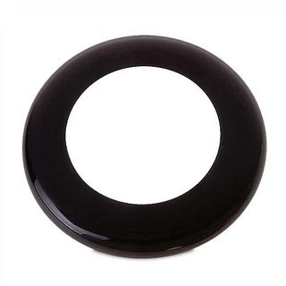 Hella Round Rim - Black Plastic