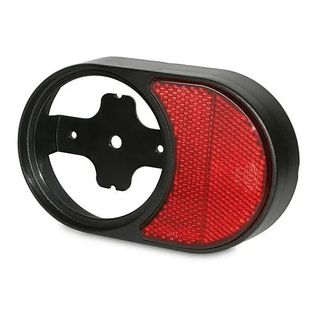 Hella 83mm Red Retro Reflector Base - Horizontal