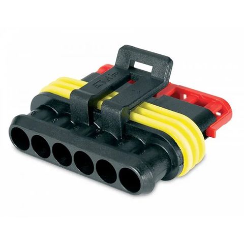 Hella Super Seal Connector - 6 Pole Plug - (Pack of 2)