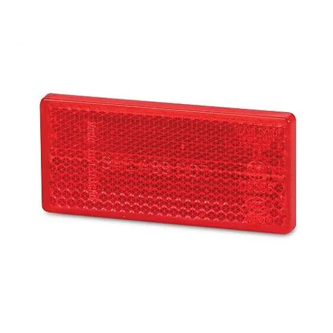 Hella Retro Reflector - 70 x 32mm - Red