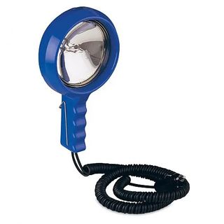 Hella Hand Held Spot Lamp - Blue Body - Long Range - 12 Volt