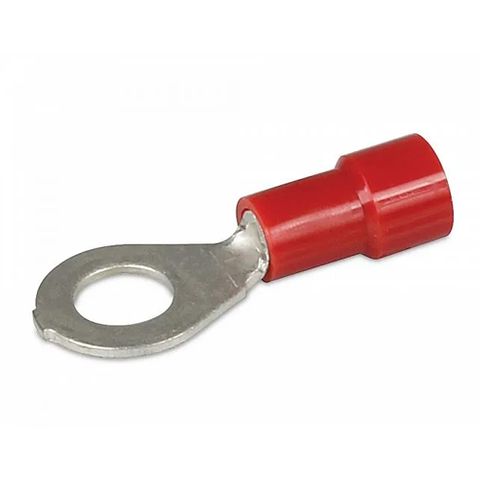 Hella Eye Crimp Terminal - Red 5mm (100 Pack)