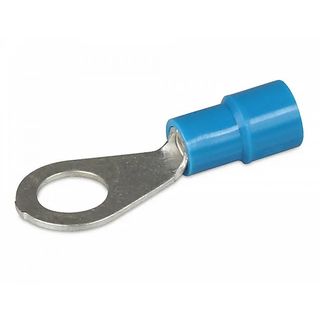 Hella Eye Crimp Terminal - Blue 6.3mm (100 Pack)