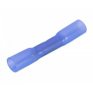 Hella Heat Shrink Crimp Terminal - Connector, Blue 1.5mm (100 Pack)