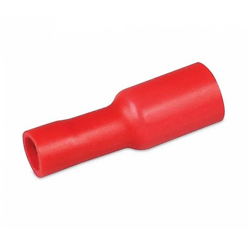 Hella Female Bullet Crimp Connectors - Red 2.5mm (100 Pack)