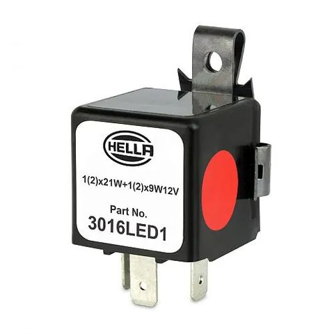 Hella Electronic LED Flasher Unit - 12V 30W 3 Pin