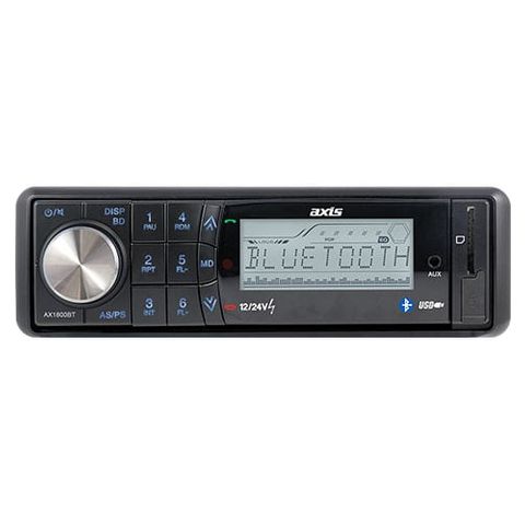 Axis 12/24V Bluetooth AM/FM Radio with USB