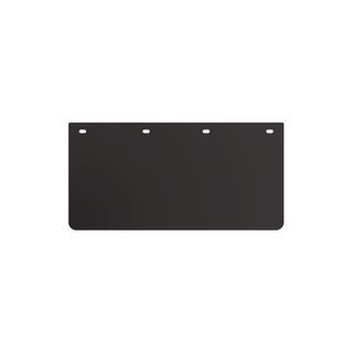 24 x 12" Black Mud Flap - Plastic