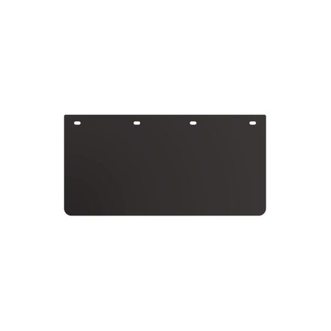 24 x 12" Black Mud Flap - Plastic