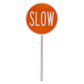 Stop / Slow Sign With Alloy Handle