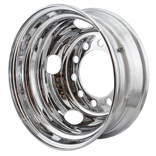 O'Green 17.5x6.0, 10 Stud, 26mm Hole, 225mm PCD, Chrome Steel Wheel ...