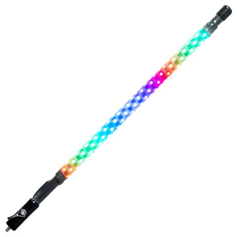 LED RGB Whip Aerial - 600mm