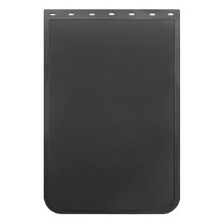 24 x 36" Black Mud Flap - Ribbed Plastic Anti-Spray