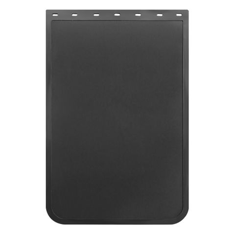 24 x 36" Black Mud Flap - Ribbed Plastic Anti-Spray