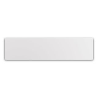 98.5 x 24" Full Width White Mud Flap - Plastic