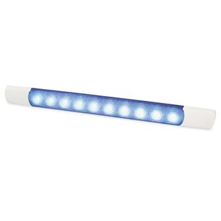 Hella LED Courtesy Surface Mount Strip Lamp - 12 Volt - Blue Light