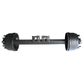 MTW 22.5" Fixed Outboard Drum Axle - 1855mm Track