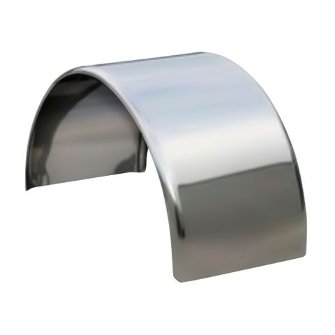Stainless Steel Standard Smooth Mud Guard - 275 Single