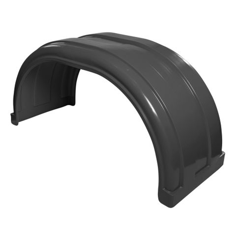 Plastic Self Steer Mud Guards - 19.5