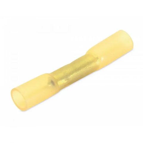 Hella Heat Shrink Crimp Terminal - Connector, Yellow 4mm (10 Pack)