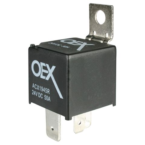 OEX Mini Relay 24V Normally Open 50A