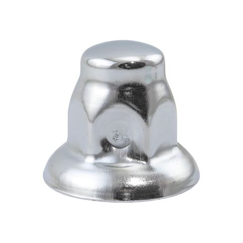 32mm Nut Cover Chrome Wide Flare Flat Head