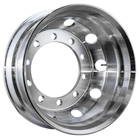 Weight Cheetah 22.5x8.25, 10 Stud, 32mm Hole, 335mm PCD, Machined Alloy Wheel