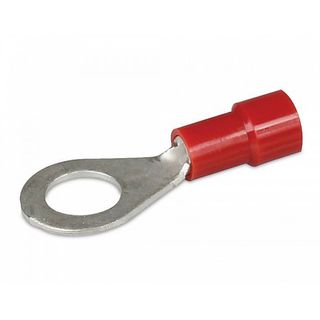 Hella Red 6.3mm Eyelet Crimp Terminals 100PK