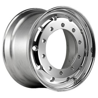 Weight Cheetah 22.5x11.75, 10 Stud, 24mm Hole, 335mm PCD, Polished Alloy Wheel