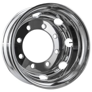 Weight Cheetah 19.5x7.5, 8 Stud, 32mm Hole, 275mm PCD, Polished Alloy Wheel