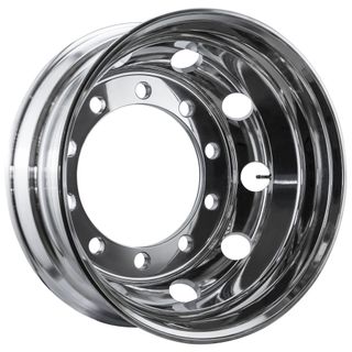 Weight Cheetah 22.5x8.25, 10 Stud, 32mm Hole, 335mm PCD, Polished Alloy Wheel