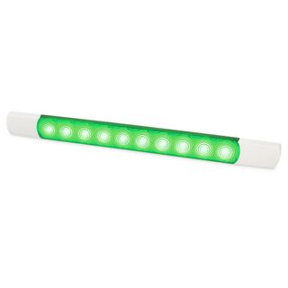 Hella LED Courtesy Surface Mount Strip Lamp - Green - 24V