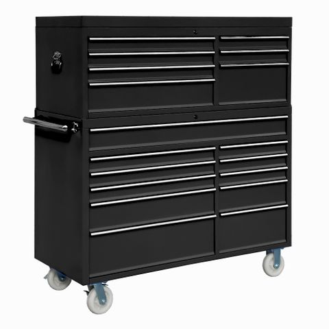 MTW Toolbox Combo Set - 7 & 11 Drawer - Black