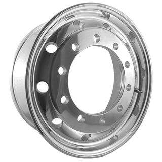 Weight Cheetah 22.5x9.0, 10 Stud, 32mm Hole, 335mm PCD, Polished Alloy Wheel