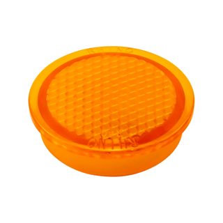 Rhino Reflective Guard Pole End Cap 40mm - Amber - R40