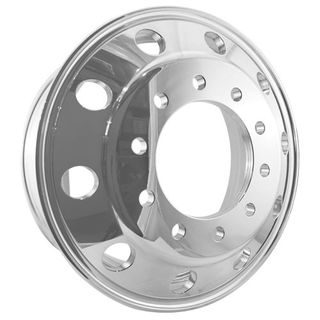 Weight Cheetah 22.5x8.25, 10 Stud, 24mm Hole, 285mm PCD, Polished Alloy Wheel