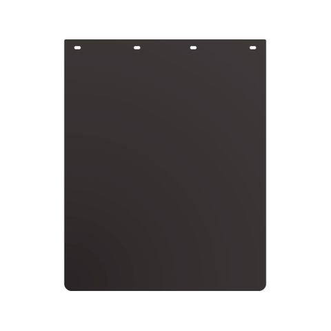 24 x 30" Black Mud Flap - Plastic