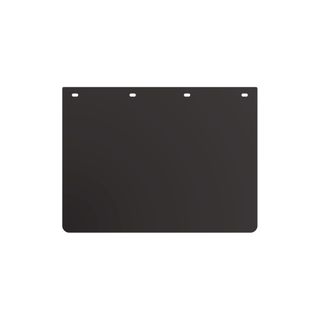 24 x 18" Black Mud Flap - Plastic