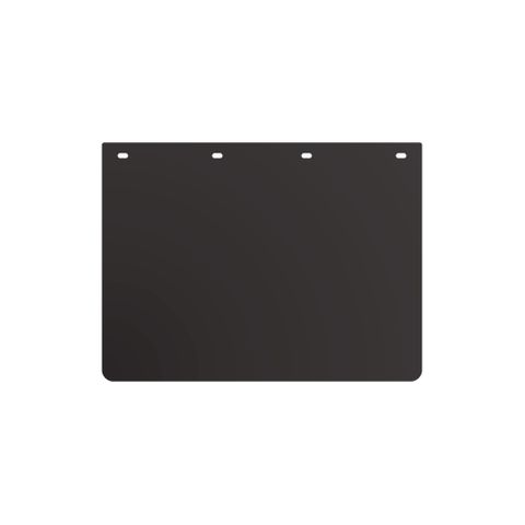 24 x 18" Black Mud Flap - Plastic